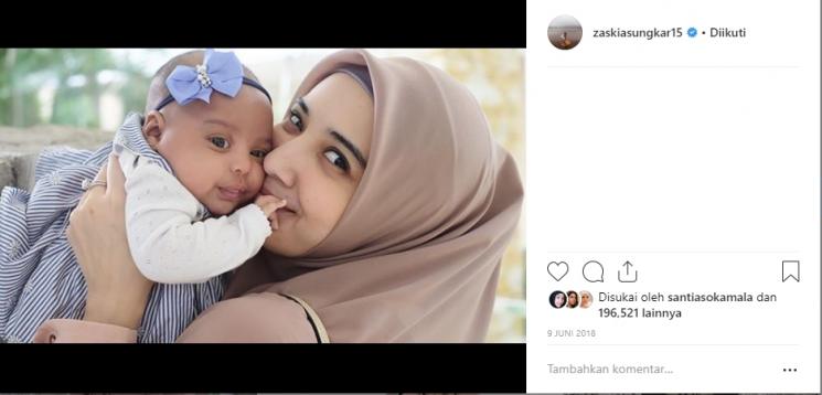 Zaskia Sungkar. (Instagram/@zaskiasungkar15)