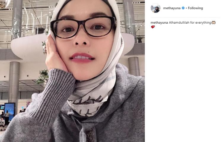 Metha Yunatria. (Instagram/@methayuna)