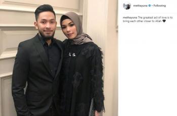 5 Potret Metha Yunatria Istri Uki Noah yang Mantap Hijrah