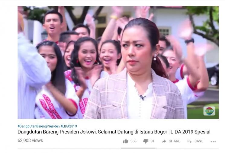 Soimah di Istana bogor - (YouTube/Indosiar)
