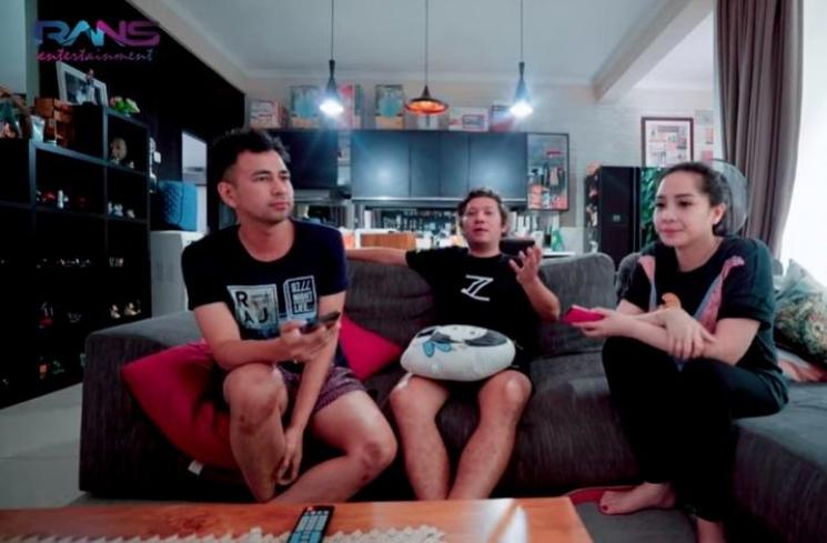 Raffi Ahmad, Gading Marten dan Nagita Slavina. (YouTube/Rans Entertainment)