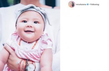 5 Potret Gemasnya Putri Sharena Delon, Si Pipi Cubitable