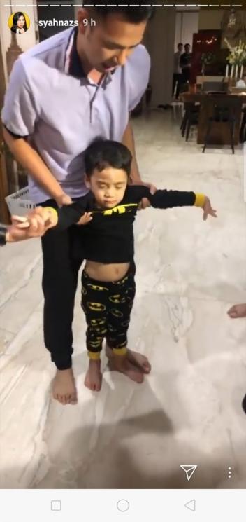 Rafathar dan Raffi Ahmad (Instagram/@syahnazs)