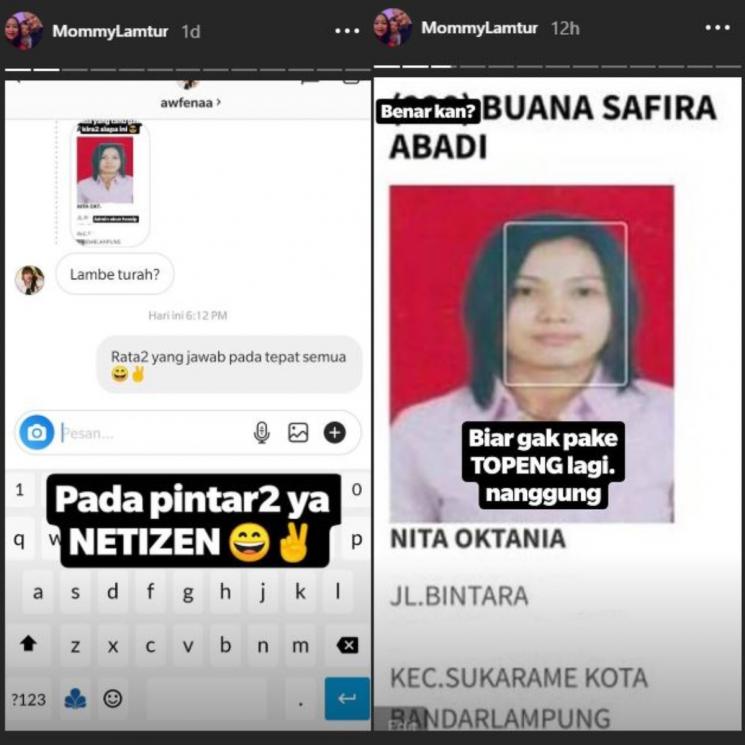 Pengakuan seseorang mengenai salah satu admin lambe turah. (Instagram/@