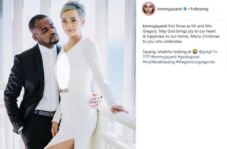 Kimmy Jayanti dan Greg Nwokolo. (Instagram/@kimmyjayanti)