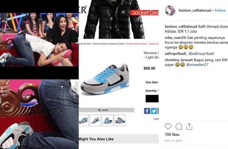 koleksi sepatu mewah Raffi Ahmad (instagram/@fashion_raffiahmad)