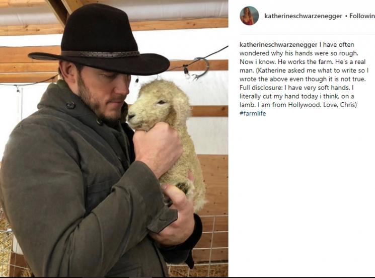 Chris Pratt. (Instagram/@katherineschwarzenegger)