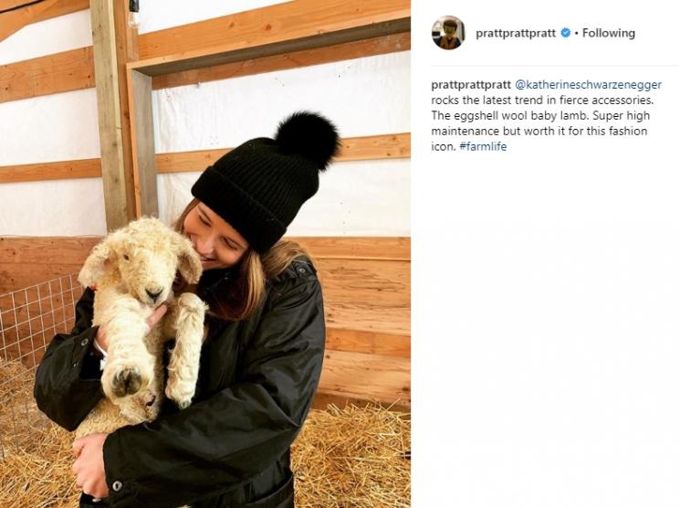 Katherine Schwarzenegger. (Instagram/@prattprattpratt)