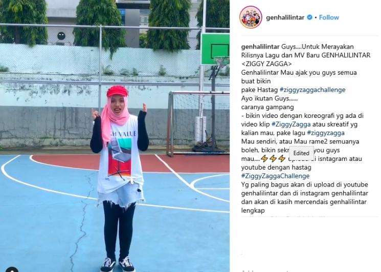 Gen Halilintar (Instagram/@genhalilintar)