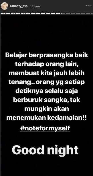 Postingan Ashanty. (Instagram/@ashanty_ash)