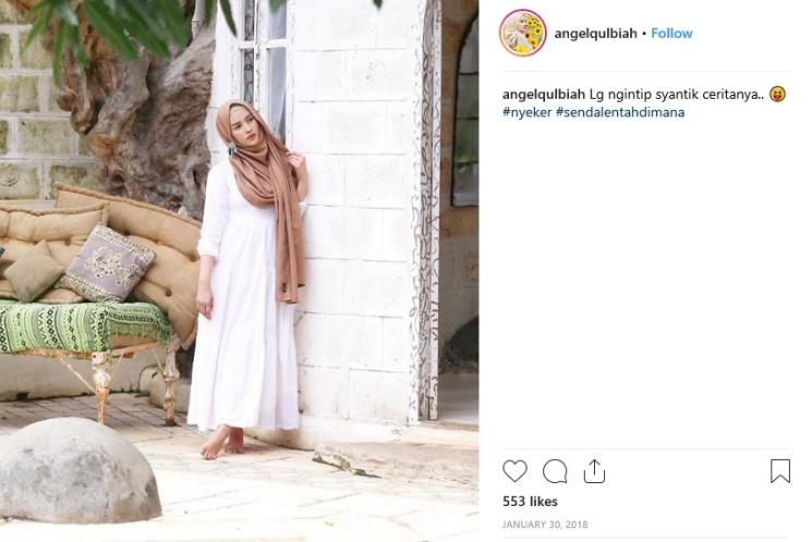Istri Richie Five Minutes (Instagram/@angelqulbiah)