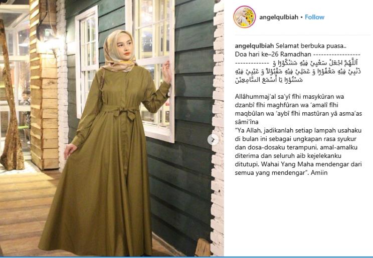 Istri Richie Five Minutes (Instagram/@angelqulbiah)