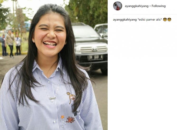 Kahiyang Ayu. (Instagram/@ayanggkahiyang)