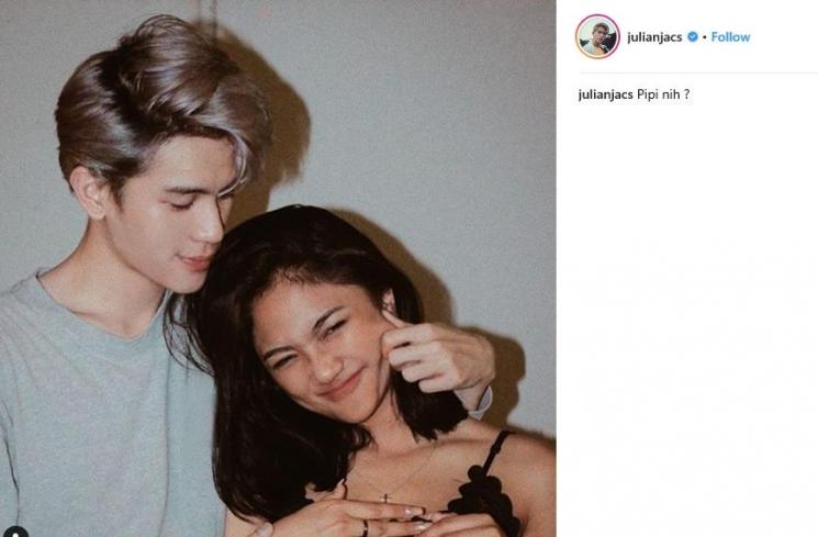 Marion Jola dan Julian Jacob (Instagram/@julianjacs)