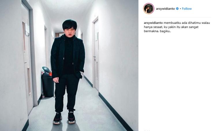 Muhammad Arsy Widianto (Instagram/@arsywidianto)