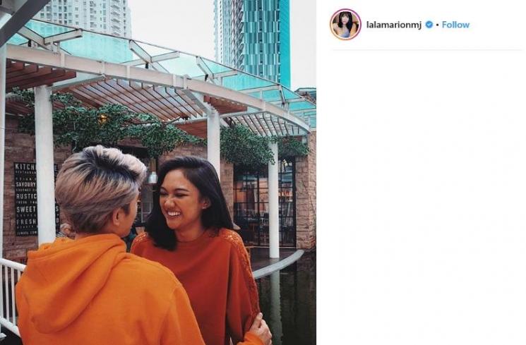 Marion Jola dan Julian Jacob (Instagram/@lalamarionmj)