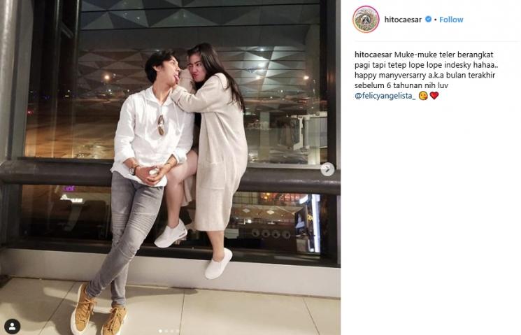 Hito dan Felicya (Instagram/@hitocaesar)