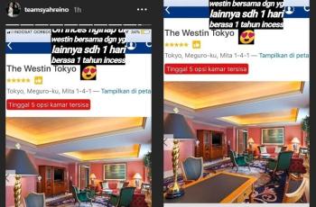 Tempat Syahrini dan keluarga menginap di Jepang (Kolase Instagram @teamsyahreino)