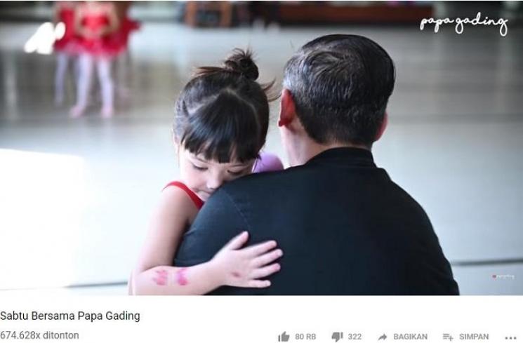 5 Potret Gempita Nora Marten saat berlatih balet  (Tangkapan layar YouTube channel Gading Marten)