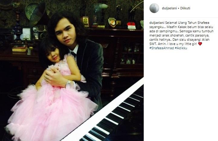 Dul Jaelani dan Safeea Ahmad. (Instagram/@duljaelani)