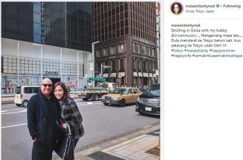 7 Kemesraan Maia Estianty dan Irwan Mussry di Shanghai, Bikin Iri!