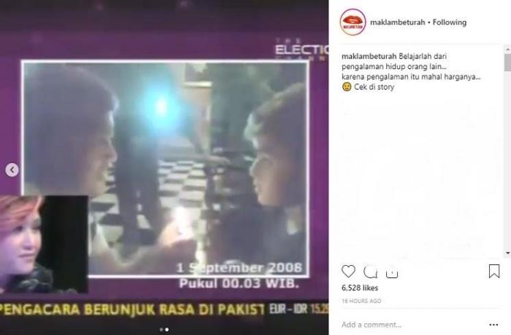 Perbandingan tangis Ahmad Dhani dan Maia Estianty di hari ulang tahun sang anak (Instagram @maklambeturah)