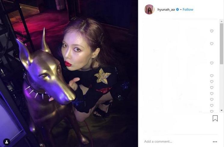 Deretan Idol K-pop dengan tahi lalat yang unik (Instagram @hyunah_aa)