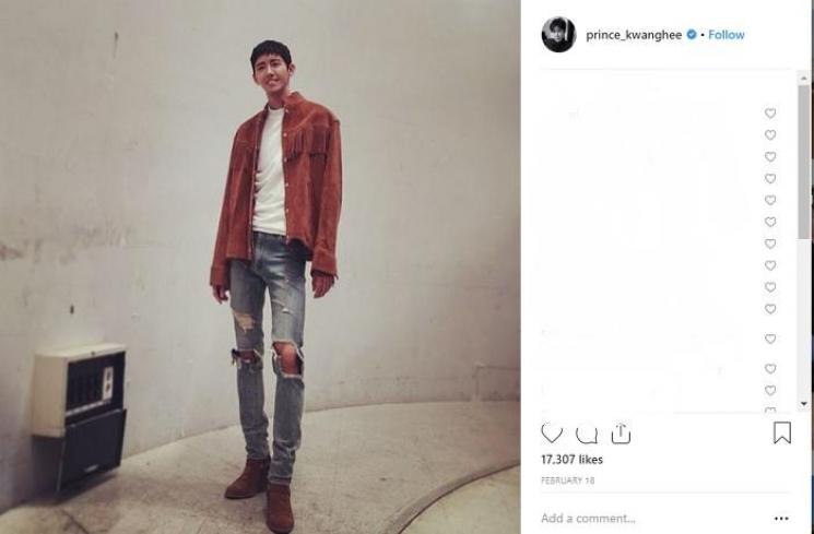 Kwanghee (Instagram @prince_kwanghee)