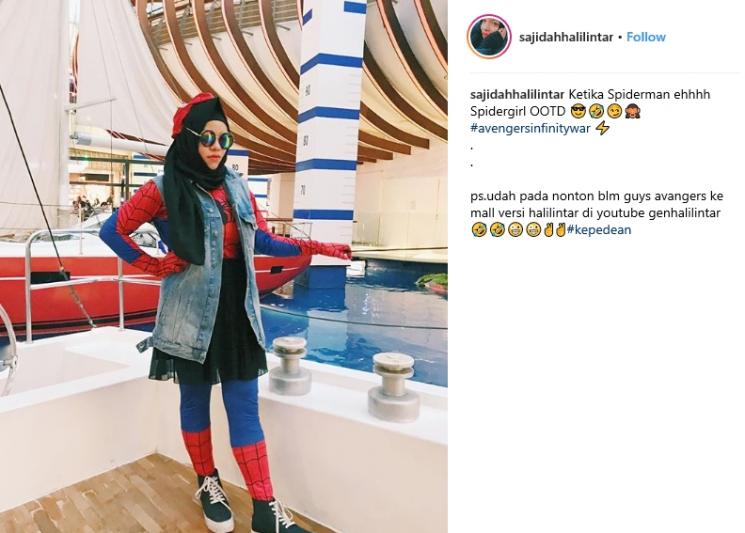Sajidah Halilintar (Instagram/@sajidahhalilintar)