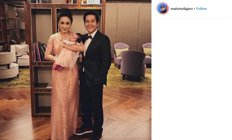 Inne Azri dan Malvino (Instagram@malvinofajaro)