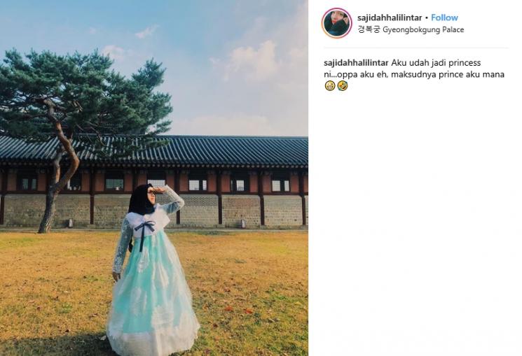 Sajidah Halilintar (Instagram/@sajidahhalilintar)