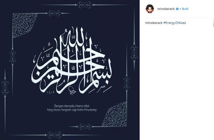 Postingan Reino Barack. (Instagram/@reinobarack)