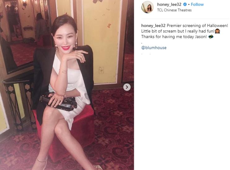 Lee Ha Nee anggun dengan dress. (Instagram/@honey_lee32)