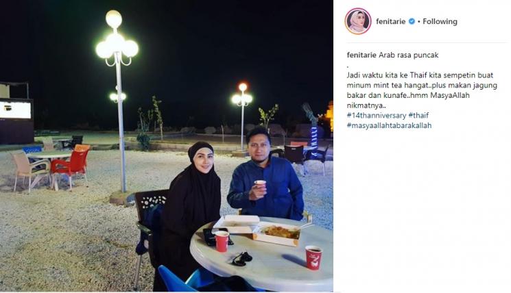 Fenita Arie dan Arie Untung. (Instagram/@fenitarie)
