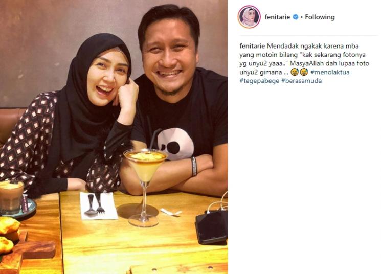 Fenita Arie dan Arie Untung. (Instagram/@fenitarie)