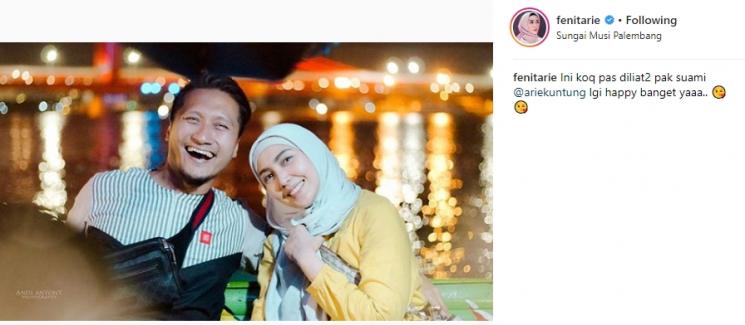 Fenita Arie dan Arie Untung. (Instagram/@fenitarie)