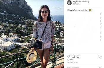 Penampilan Feby Jabrik dalam balutan casual look (Instagram @febjabrik)