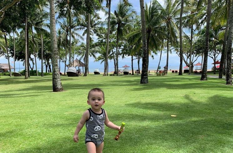 Berlibur di Bali. (Instagram/@bentleyhammington)