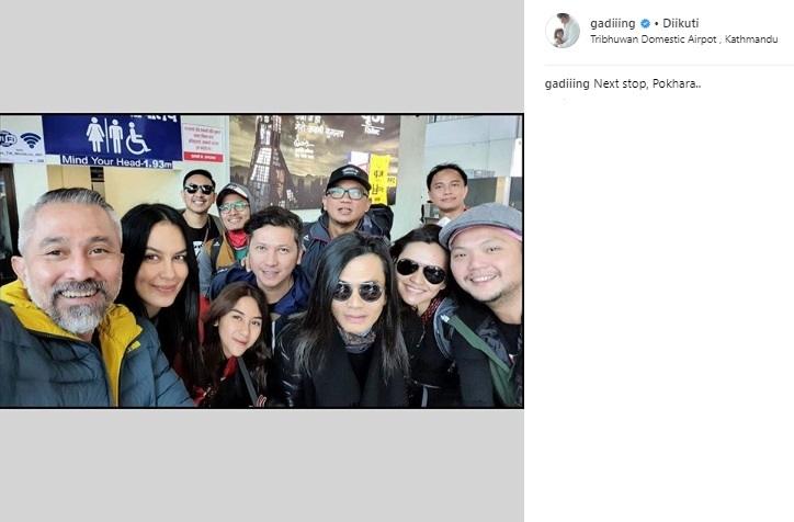 Fakta kedekatan Gading Marten dan Sophia Latjuba. (Instagram/@gadiiing)