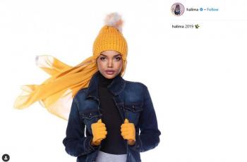 5 Potret Cantik Halima Aden, Model Berhijab Pertama di Cover Majalah Vogue
