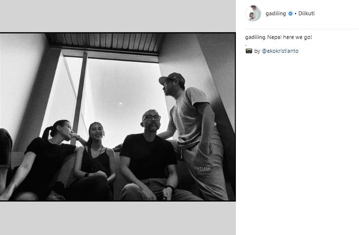 Fakta kedekatan Gading Marten dan Sophia Latjuba. (Instagram/@gadiiing)