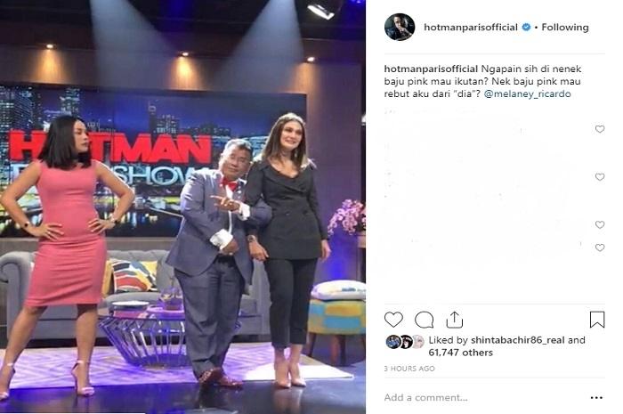 Hotman Paris unggah foto dengan Luna Maya (Instagram @hotmanparisofficial)