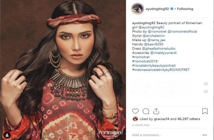 Ayu Ting Ting (Instagram @ayutingting92)