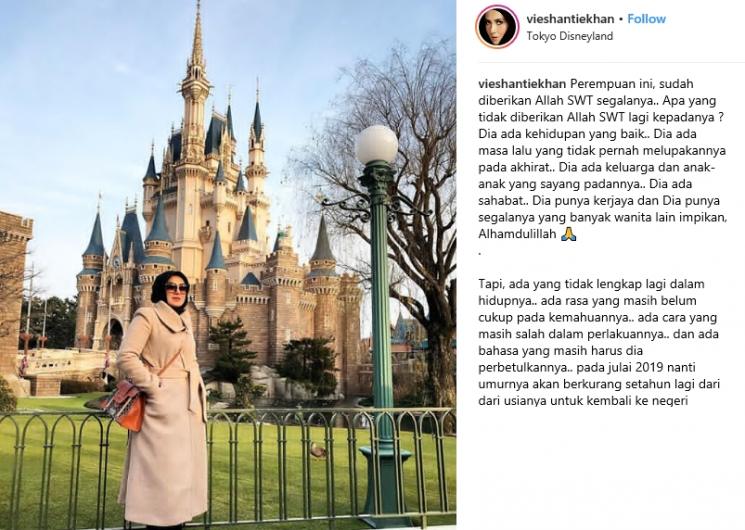 Vie Shantie Khan (Instagram/@vieshantiekhan)