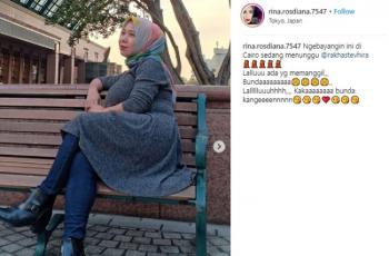 Tampil chic saat liburan di Jepang. (Instagram/@rina.rosdiana.7547)