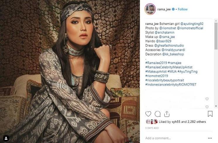 Ayu Ting Ting (Instagram @rama_jee)
