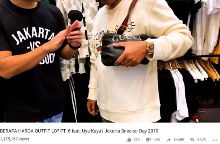 Uya Kuya (Tangkapan layar YouTube channel Yoshiolo)