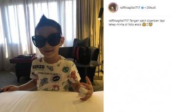 Dibeliin Mainan oleh Baim Wong, Rafathar Menangis Histeris