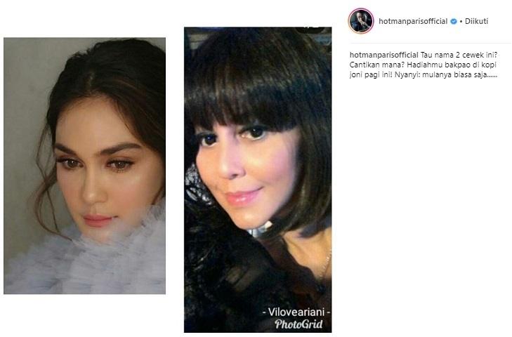 Luna Maya dan Meriam Bellina. (Instagram/@hotmanparisofficial)