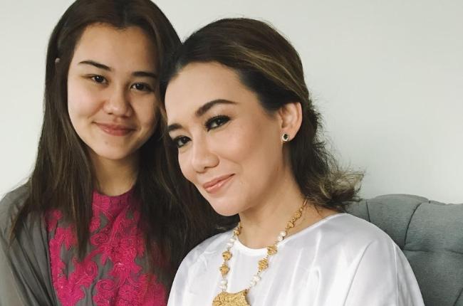 Potret kompak Reza Artamevia dan Aaliyah Massaid. (Instagram/@aaliyah,massaid)